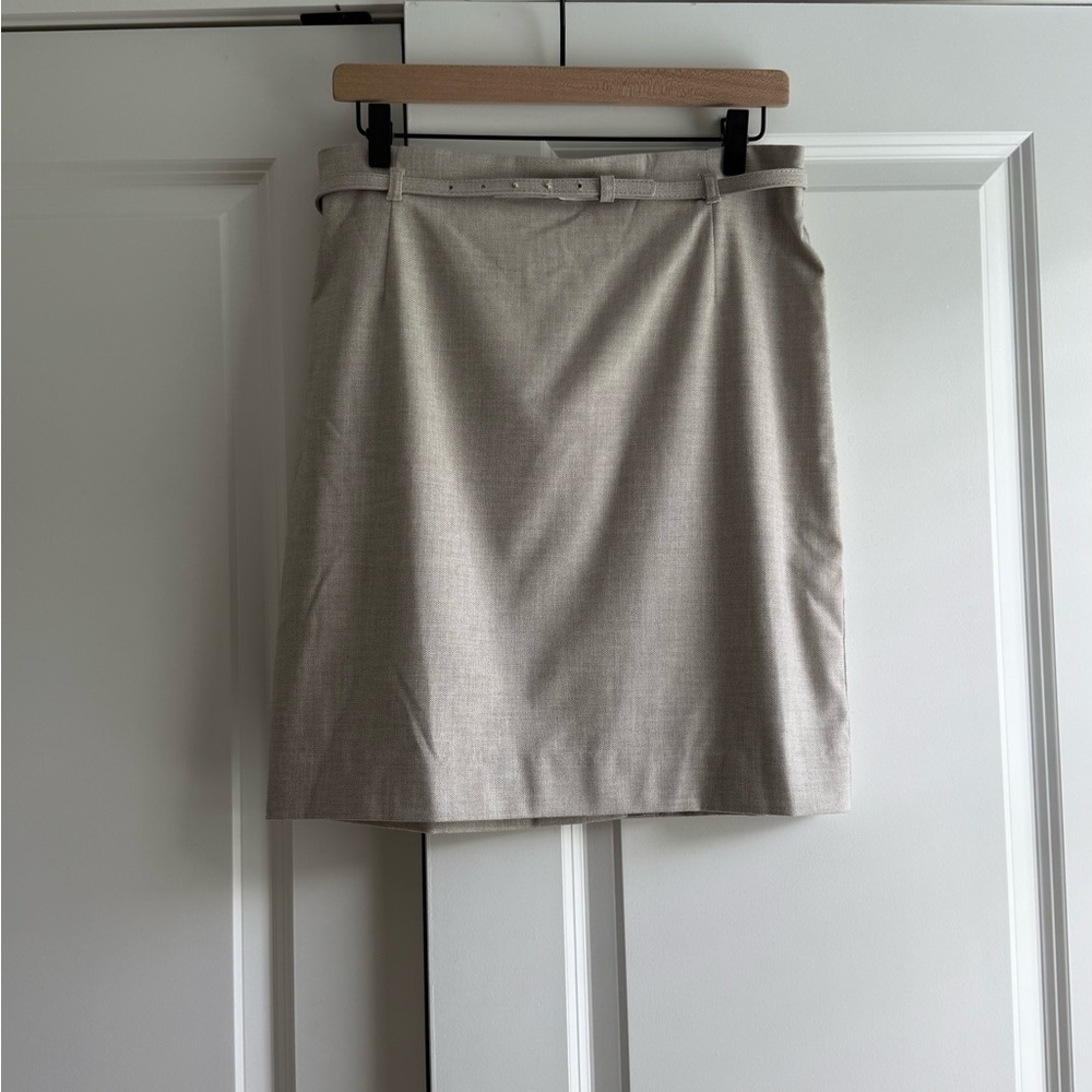 H&M Tan Mini Pencil Skirt for Work